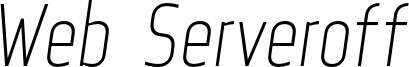 Web Serveroff-Italic.otf