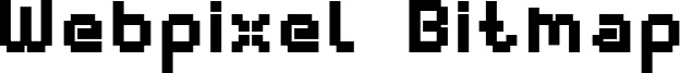 webpixel bitmap_black.otf