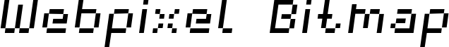 webpixel bitmap_italic.otf