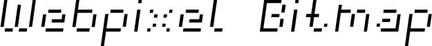 webpixel bitmap_light-italic.otf