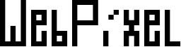 WebPixel Font