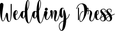 Wedding Dress Font