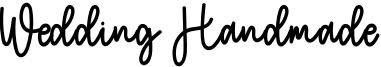 Wedding Handmade Font