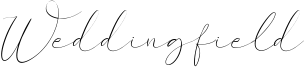 Weddingfield Font