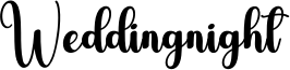 Weddingnight Font
