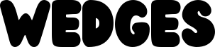 Wedges Font
