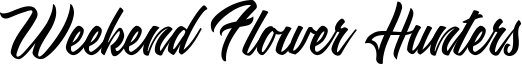 Weekend Flower Hunters Font