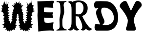 Weirdy Font