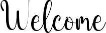 Welcome Font