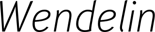WendelinReduced_46LeichtKursiv.otf