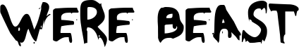 Were Beast Font