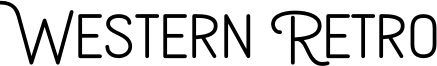 Western Retro Font