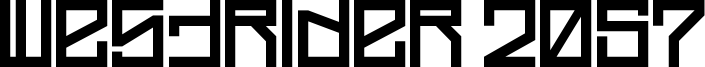Westrider 2057 Font
