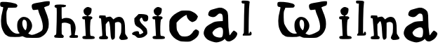 Whimsical Wilma Font