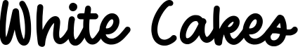 White Cakes Font
