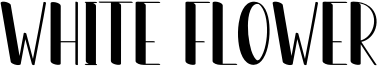 White Flower Font