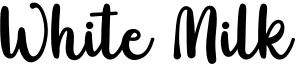 White Milk Font