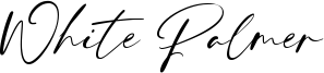 White Palmer Font