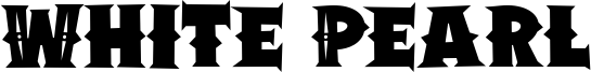 White Pearl Font
