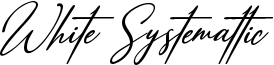 White Systemattic Italic.otf