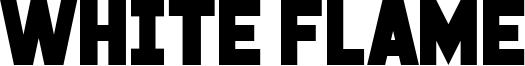 White Flame Font