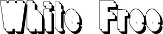White Free Font