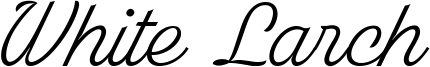 White Larch Font