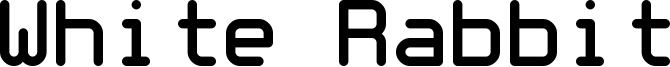 White Rabbit Font