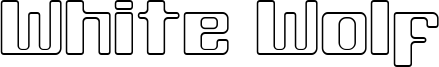 White Wolf Font