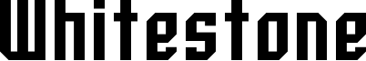 Whitestone Font