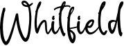 Whitfield Font