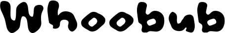 Whoobub Font