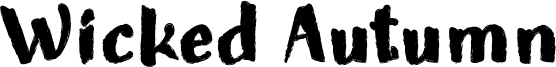 Wicked Autumn Font