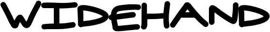 Widehand Font