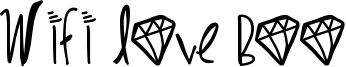 Wifi Love Boo Font