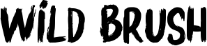 Wild Brush Font