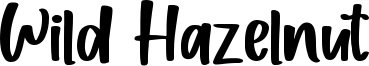 Wild Hazelnut Font