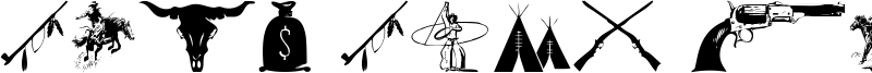 Wild West Icons Font