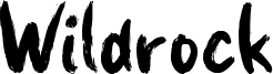 Wildrock Font