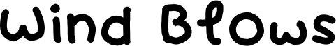 Wind Blows Font