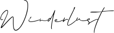 Winderlust Font