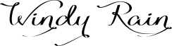 Windy Rain Font