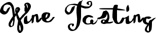 Wine Tasting Font
