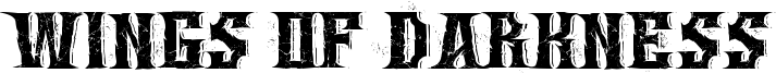 Wings of Darkness Font