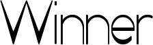 Winner Font