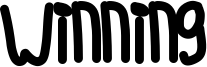 Winning Font