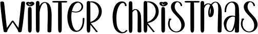 Winter Christmas Font