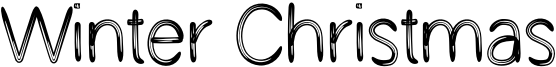 Winter Christmas Font