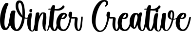 Winter Creative Font