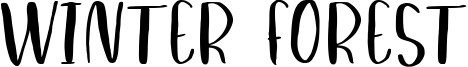 Winter Forest Font